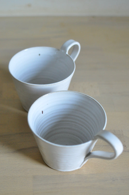 2-laatu muki 3,5dl, white
