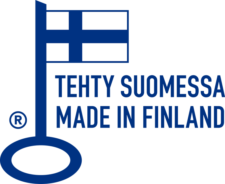 Valmistettu Suomessa logo